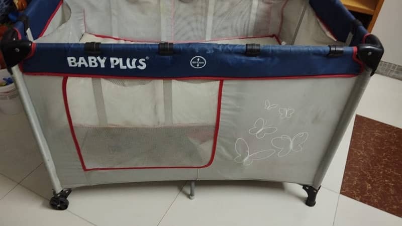 baby cot with mattress (baby plus) 6