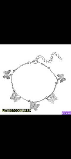 silver butterfly bracelet 0