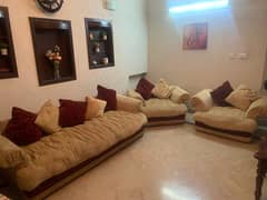 5 Seater Sofa set with 9 cushions 0