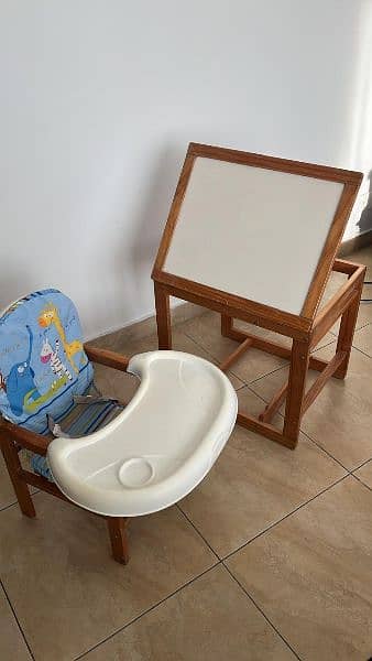 Toddler Food chair & drawing/study table 1