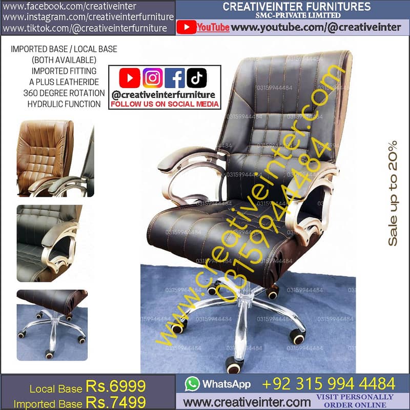 Office recliner chair table mesh Manager Desk Study Executive Sofa CEO 19