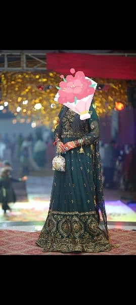 Mehndi bridal lenga Dress only one day wear 1