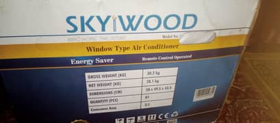 sky wood fresh window Ac inverter Good condition cotton pack