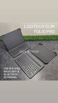 10.9" Ipad Case Logitech Slim Folio Pro Keyboard