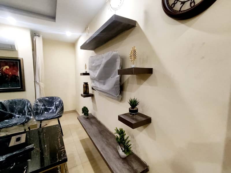 2 bed furnished flat available for Rent in Nishter block bahria town lahore. 2