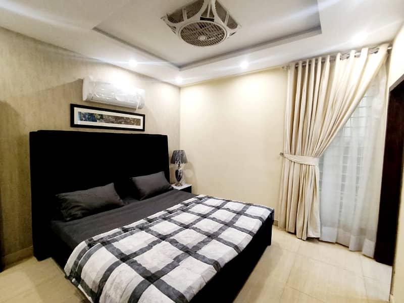 2 bed furnished flat available for Rent in Nishter block bahria town lahore. 7