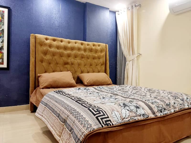 2 bed furnished flat available for Rent in Nishter block bahria town lahore. 8