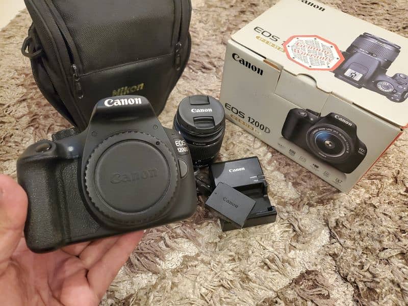 Canon EOS 1200D With All Accessories Box Like New 1