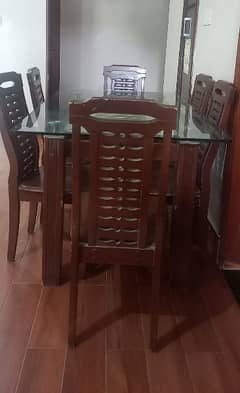 6 chair Dining table