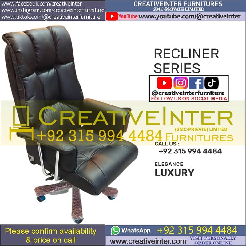 Office recliner chair table mesh Manager Desk Study Executive Sofa CEO 12