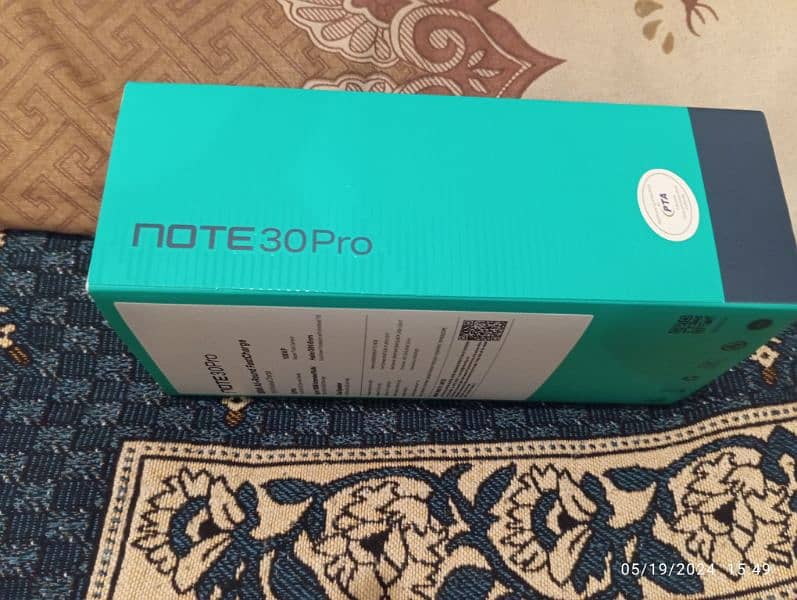Infinix Note 30 Pro 16GB 256GB Box Pack 1
