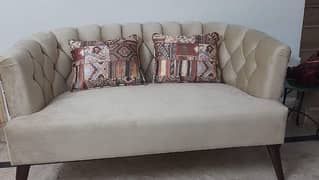 Four seater sofa set with centre table