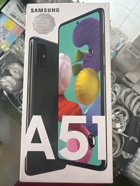 Samsung A51 6+128 With Box Charger Pta Approved Available 3