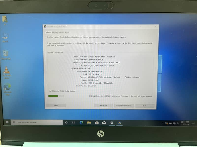 Hp ProBook 445 G7 Laptop : Amd Ryzen 5 4500 with Radeon Graphpic 14