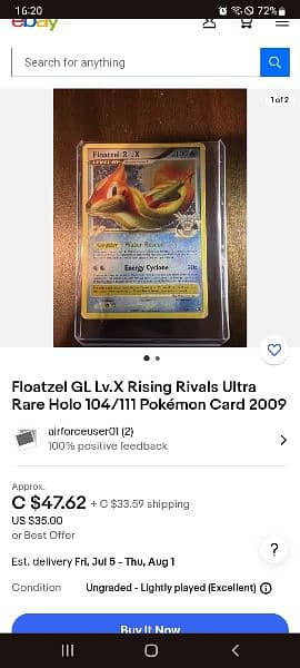 Rare Pokemon Card 1