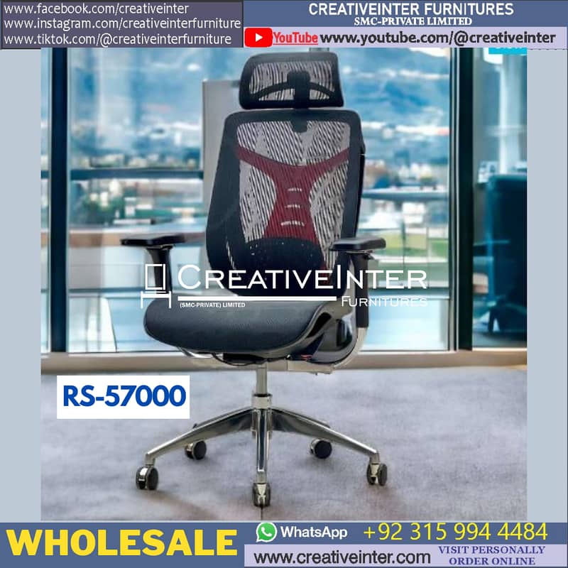Executive Office Revolving Chair Table Workstation Meeting Conference 3