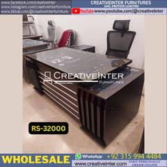 Executive Office Table Workstation Meeting Desk Chair Reception