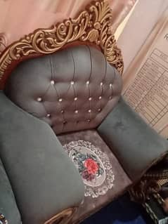 sofa set lush condition for sale