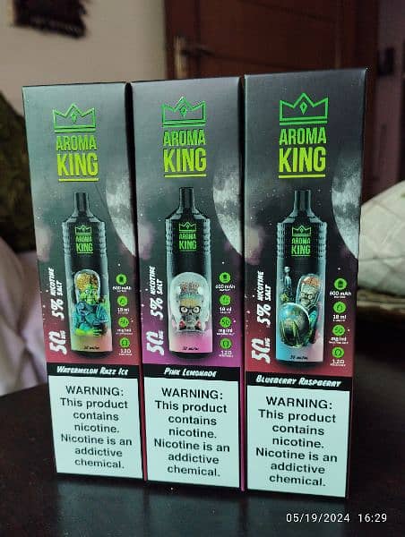 Aroma King 9,000 Puffs 5% Disposable vape Pod available 1