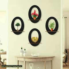 oval wall hanging shevels , in packs 4