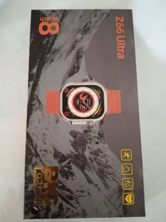 Smart Watch Ultra 8 With Box 1 Straps Free 0