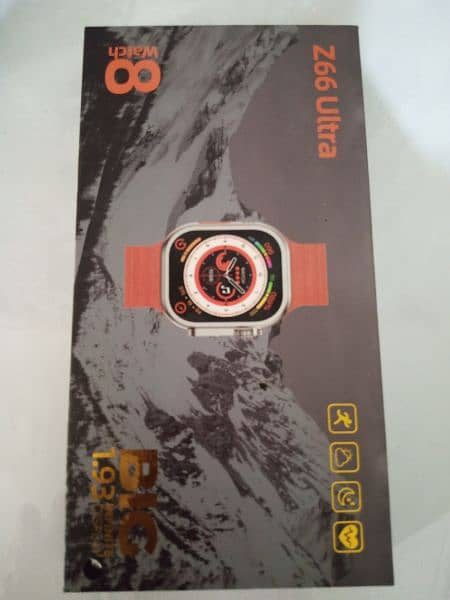 Smart Watch Ultra 8 With Box 1 Straps Free 0