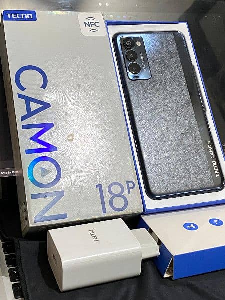 Tecno Camon 18P 8/128 10/10 Complete box 1