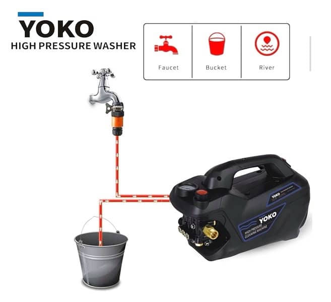 Yoko High Pressure Car Washer,Solar,Ac Service Max 200 Bar 1
