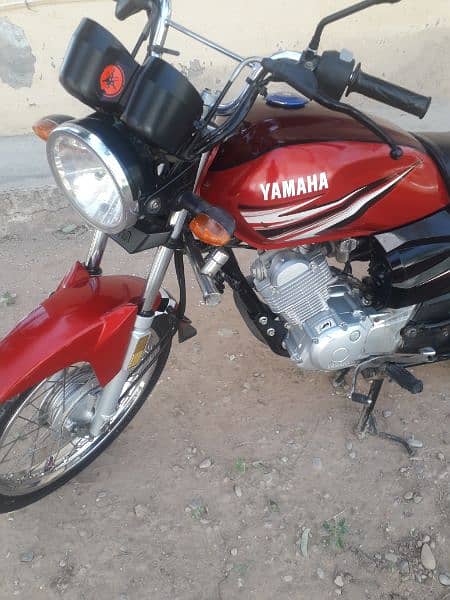 Yamaha YBZ 125 Lahore number  2018 model 10