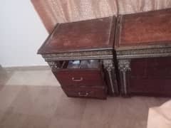 wooden side table  aur wooden divider for sale