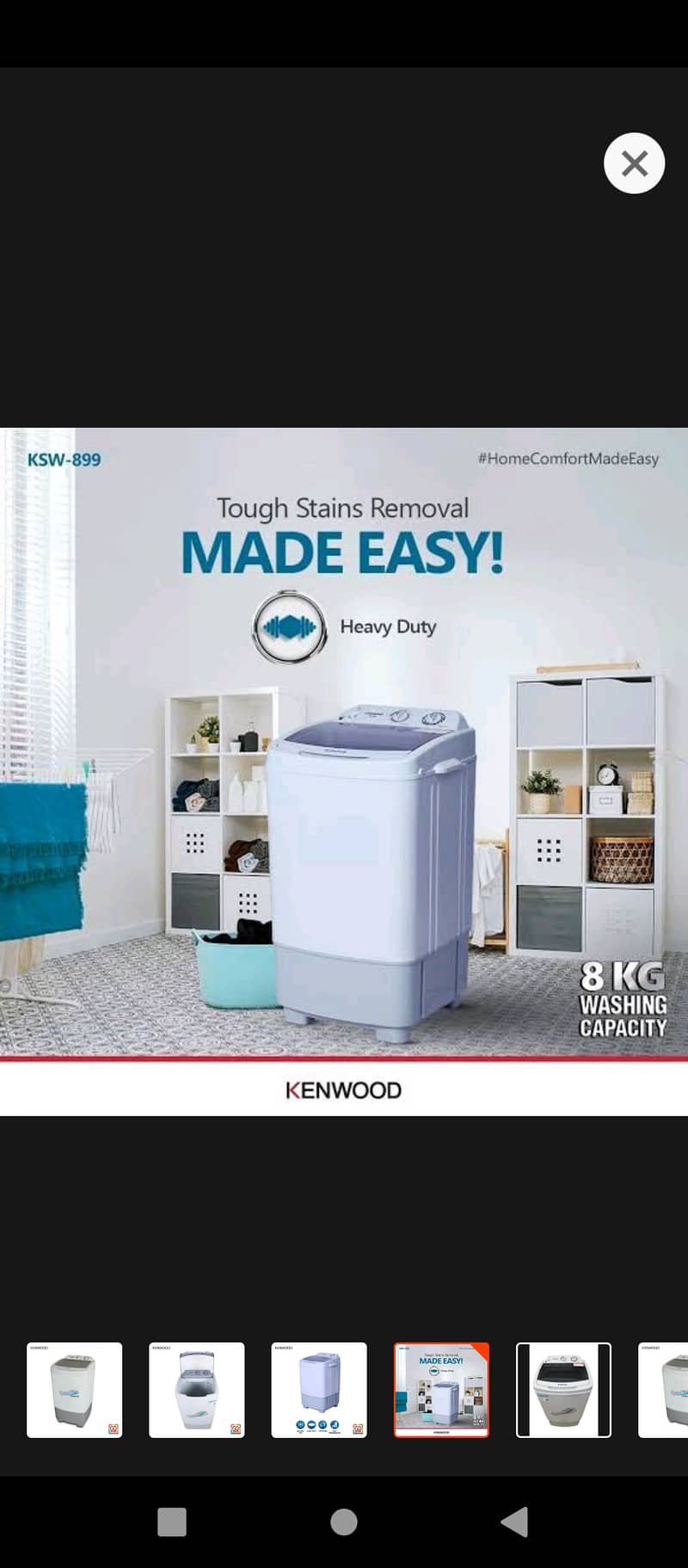 Washing Machine Kenwood KSW-899 1