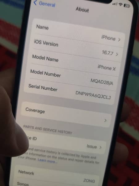 iPhone X 64GB (PTA APPROVED) 10