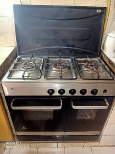 best condition cooking range 3 burner along with baking roaasting