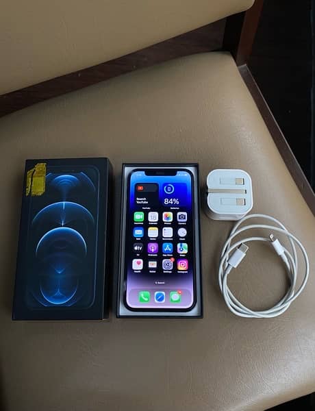 IPhone 12 Pro Original Complete Box PTA Approved 5
