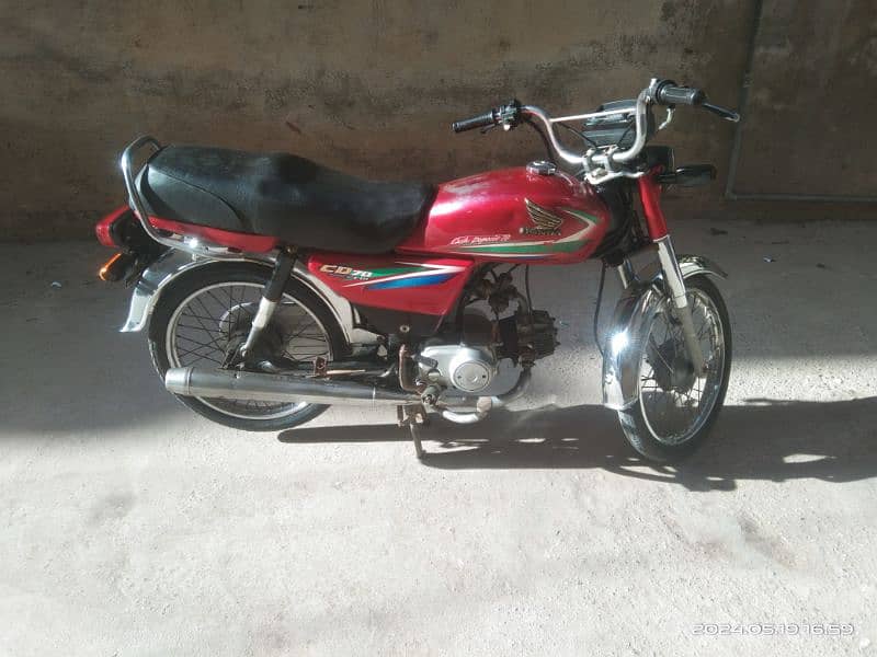 honda CD 70 2016 model Islmabaad no for sale 03225865084 1