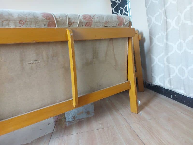 Used pure wooden sofa set 5