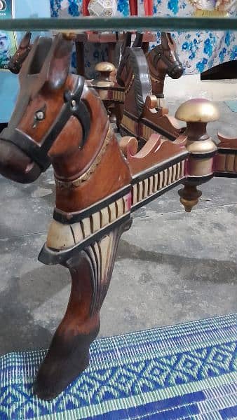 Chiniotti Tables Unique Horse design 1 Big 2 Medium sized(Urgent Sale) 3