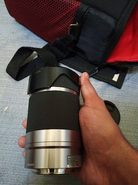 Sony A5000 with 55-210mm silver lens 5