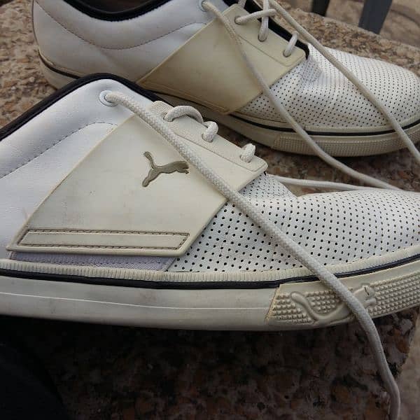 Puma White sneaker shoes 3