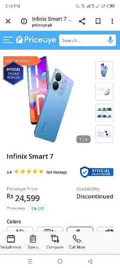 New Infinix Mobile