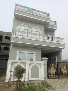 Triple story 4.60 Marla brand new house available for sale in Dream gardens
