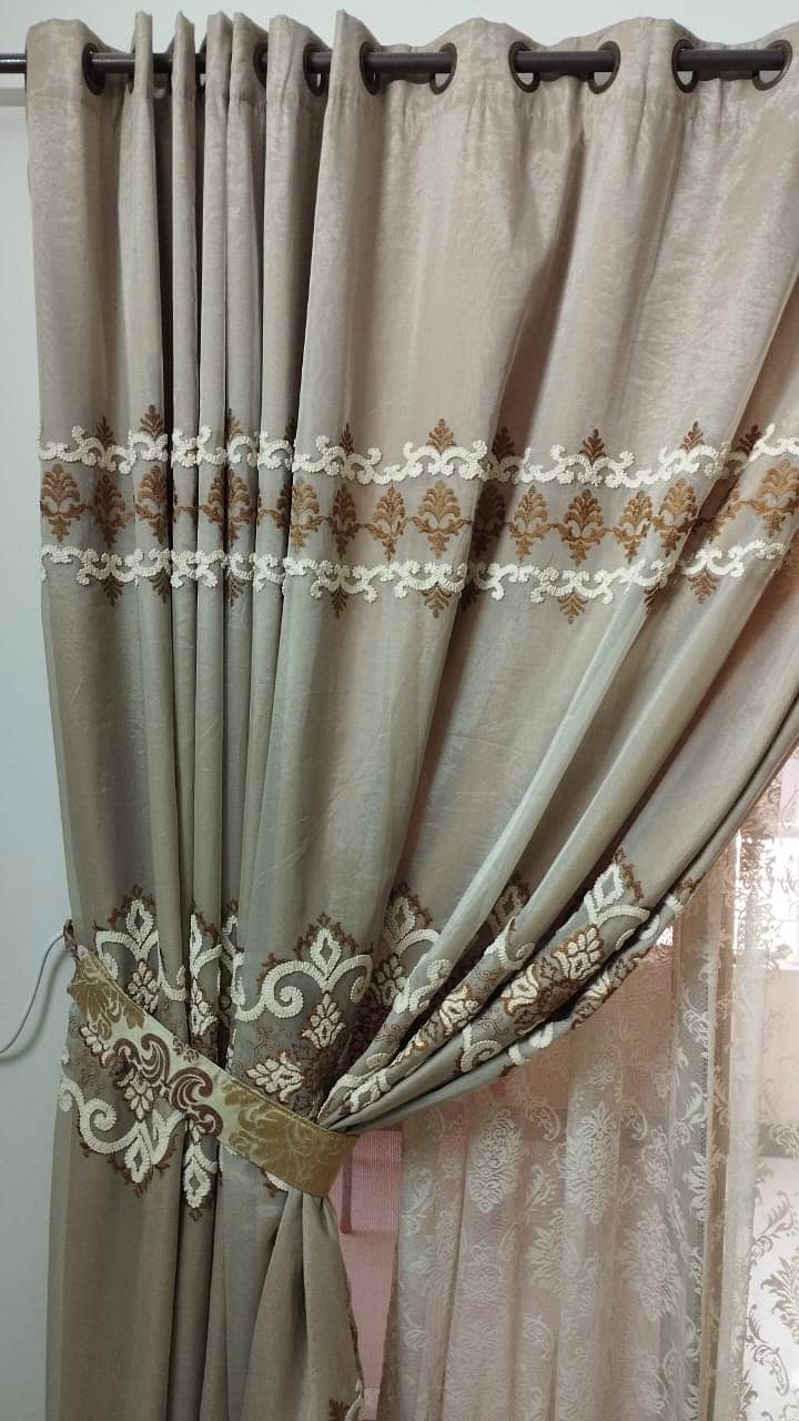 Fency Curtains Set for 12' x 7.5' Window 2