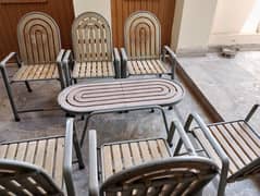 6 chairs and 1 Table for sale