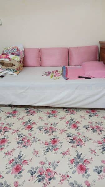 Single bed with Mattress 2