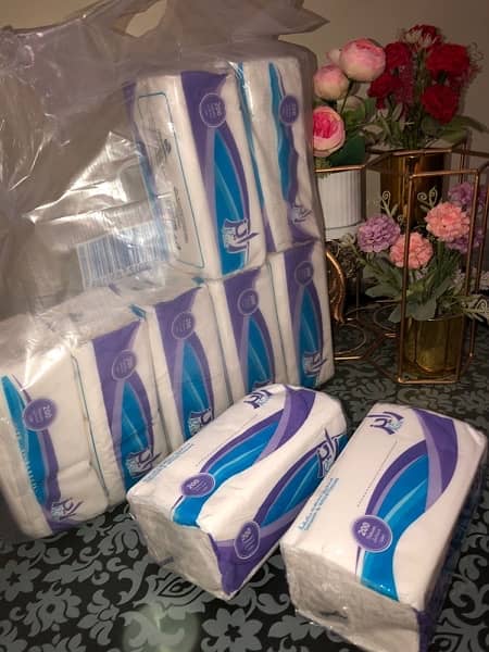 wholesale price Imported Soft Facial Tissue Pack Of 200 Sheets 2 ply 3