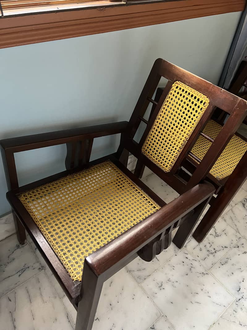 Original Shisham long chairs 2