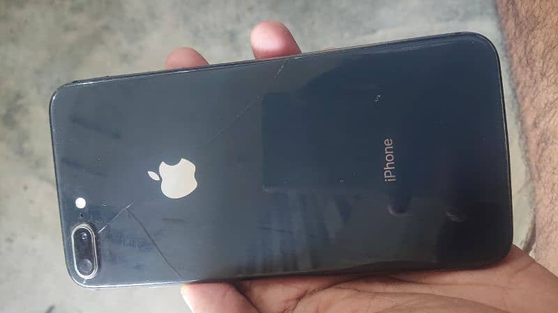 iphon 8 plus 64 gb pta peoved 10by 8 condition. 03208067238 3