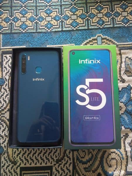 inifinix s5 lite 64gb dual sim pta approved with box urgent sale 0