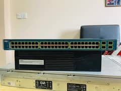 Cisco Catalyst 3560 switch with  48 ports + 4 sfp ports