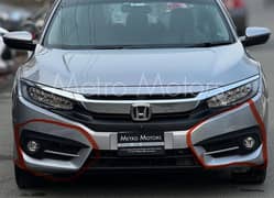 Honda Civic X FogLamps Cover With Chrome 0
